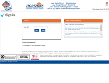 Tablet Screenshot of horizonsfcu.online-cu.com