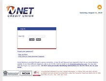Tablet Screenshot of netfedcu.online-cu.com