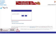 Tablet Screenshot of altonizedcfcu.online-cu.com