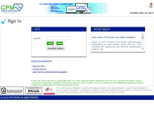 Tablet Screenshot of cpm.online-cu.com